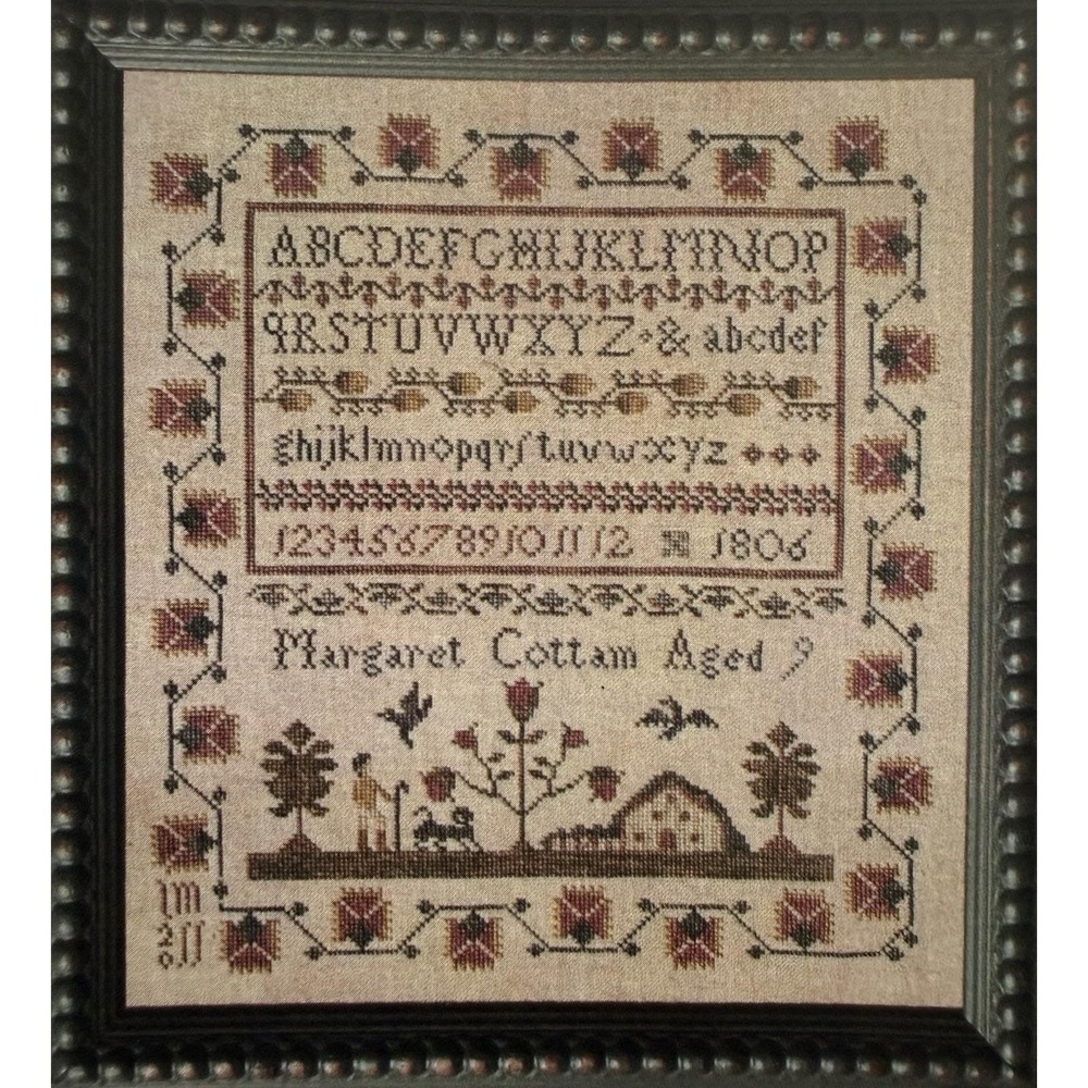 Margaret Cottam Aged 9 Cross Stitch Pattern By La-D-Da w Threads